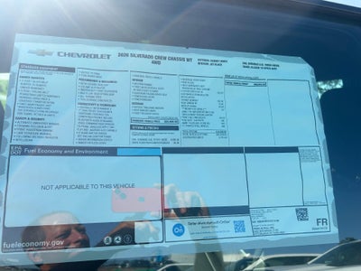 2026 Chevrolet Silverado 3500 HD Chassis Cab Work Truck